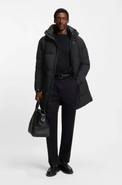 Water-repellent jacket with padding