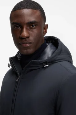 Water-repellent padded jacket with Double B monogram