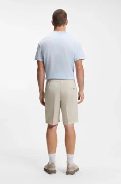 Water-repellent regular-fit shorts in quick-dry twill
