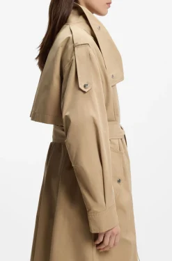 Water-repellent trench coat in an oversized fit