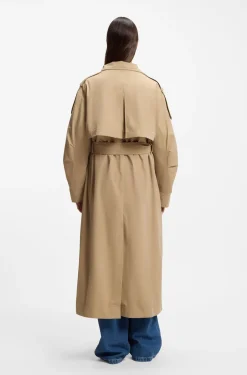 Water-repellent trench coat in an oversized fit