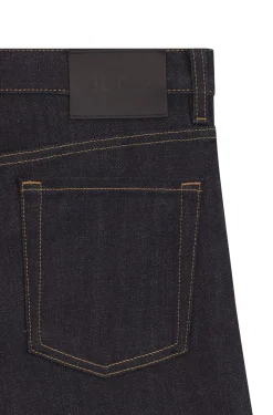 Wide-leg jeans in Japanese selvedge denim