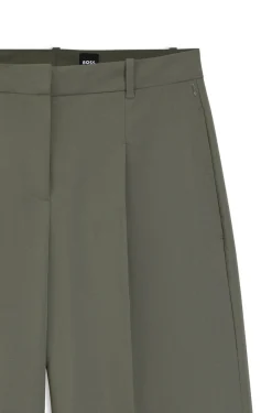 Wide-leg trousers in Italian virgin wool