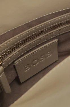 Woven crossbody bag with Double B monogram
