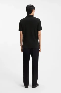 Year of the Horse Cotton-piqué polo shirt with logo artwork