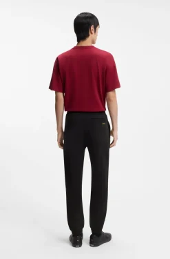Year of the Horse Cotton-terry tracksuit bottoms with logo artwork