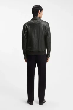 Year of the Horse Leather jacket with lasered artwork