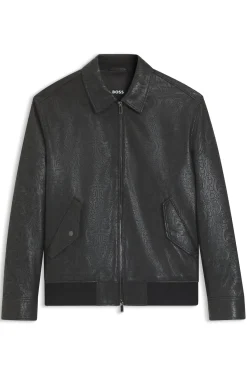 Year of the Horse Leather jacket with lasered artwork