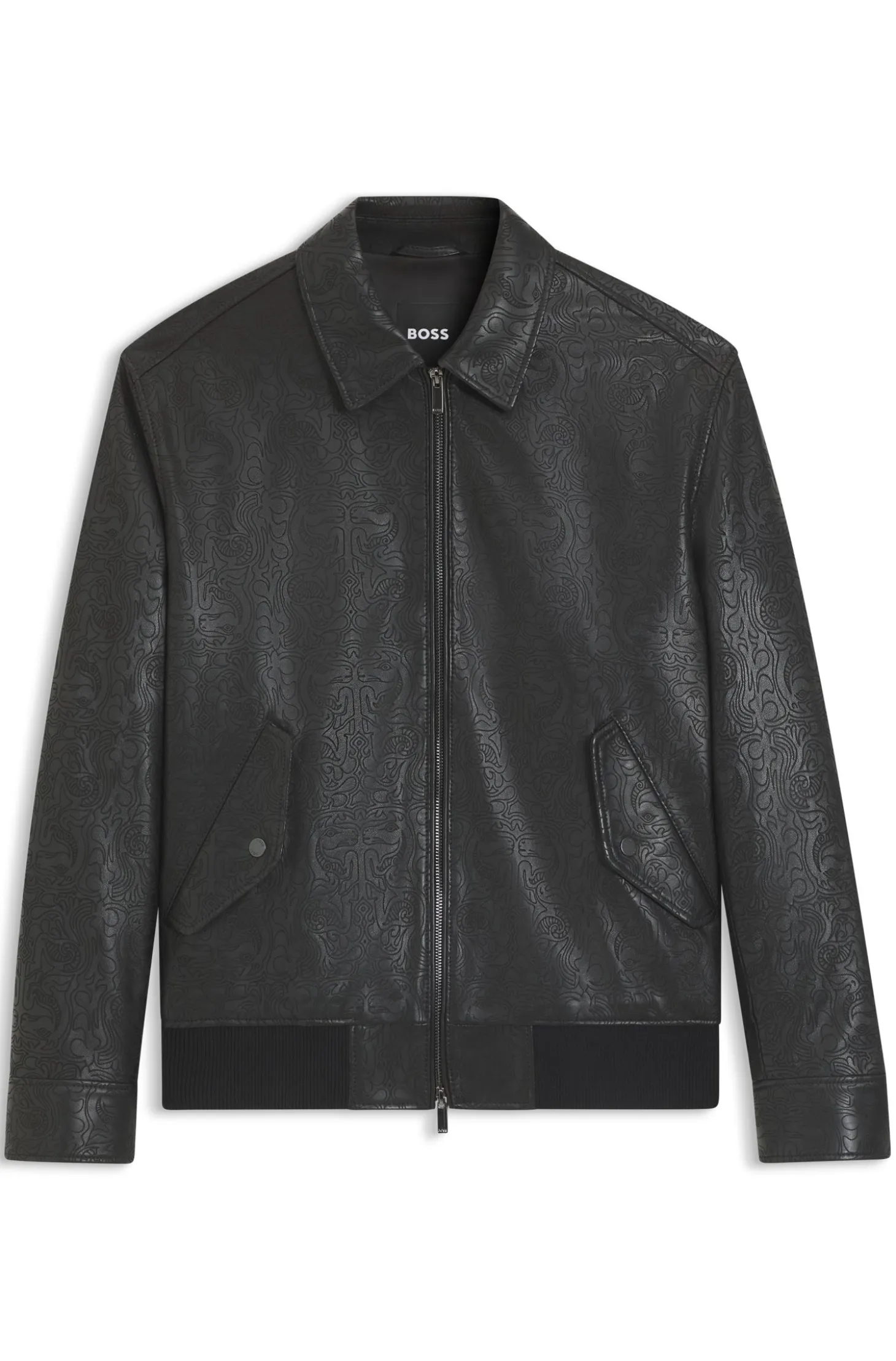 Year of the Horse Leather jacket with lasered artwork