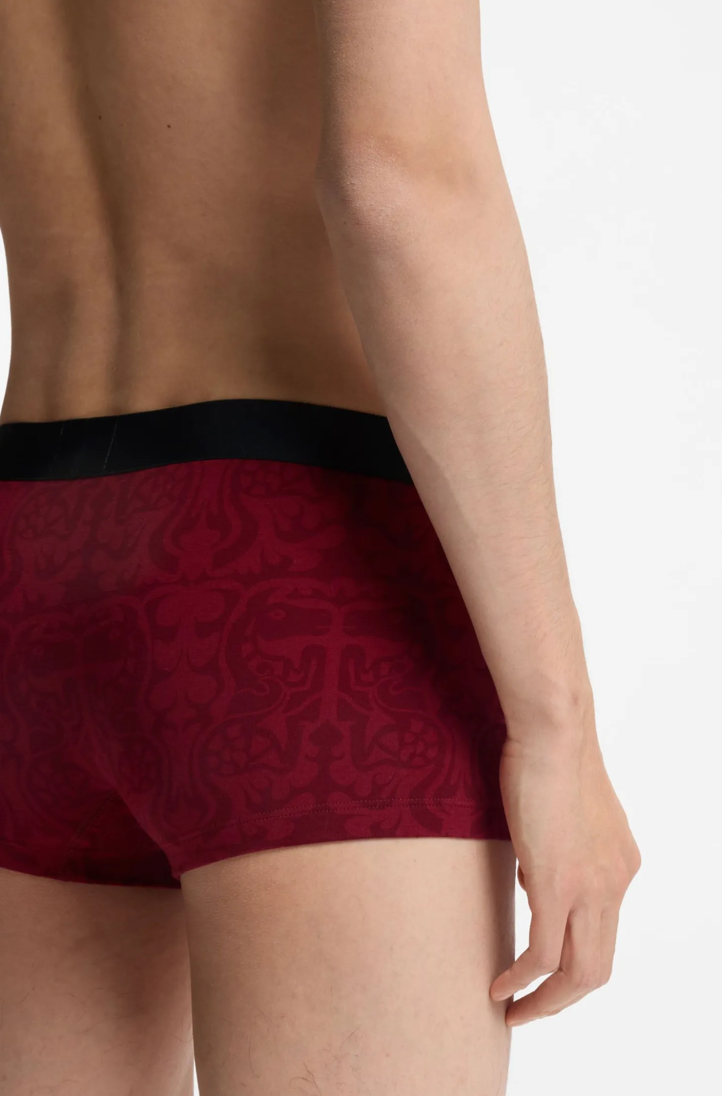 Year of the Horse Three-pack of stretch-cotton trunks